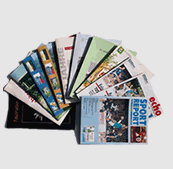 Zeitungen, Plakate, Preislisten, Briefblättr, Visitenkarten